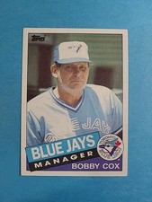 Bobby Cox 1985 Topps Baseball Card # 411 J8807
