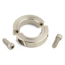 Ruland Msp-20-Ss Shaft Collar, Clamp, 2Pc, 20Mm, 303 Ss