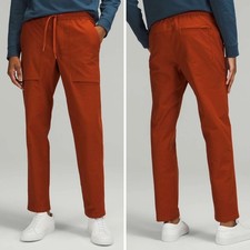 Lululemon Bowline Pant 30" Utilitech SIZE M Aztec Brick Red Abrasion Resistant