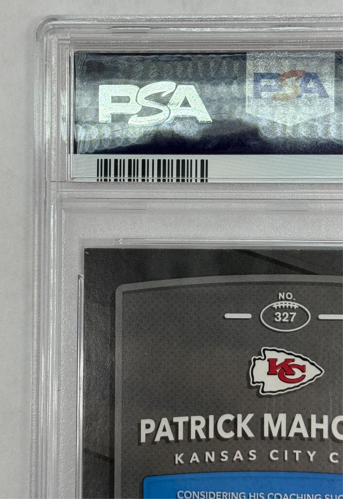 2017 Panini Donruss #327 Patrick Mahomes Rated Rookie PSA 8 NM-MT  view 9