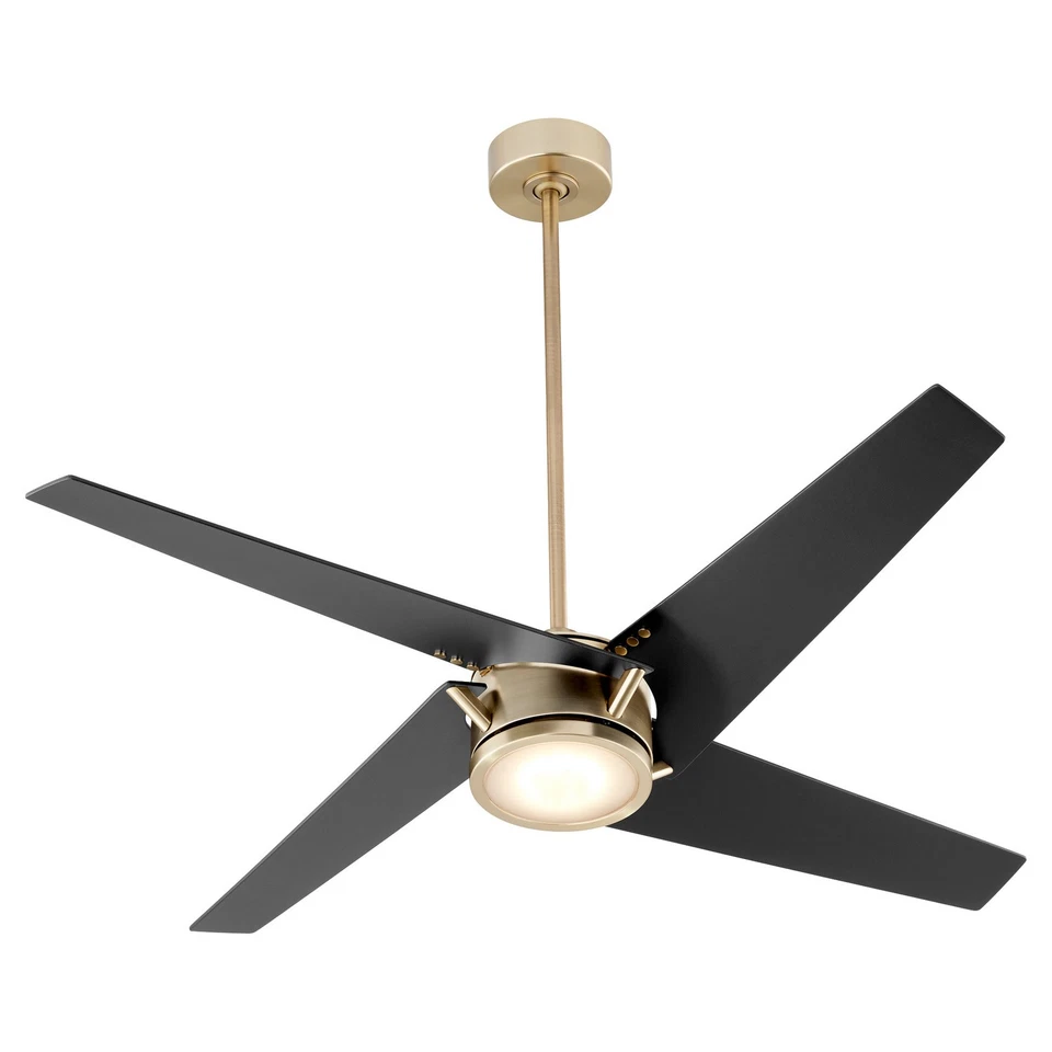 Aged Brass 54"Ceiling Fan from the Axis Collection - Image 2 of 3