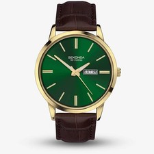 Sekonda Jackson Gold & Braun Leder Uhr 30151