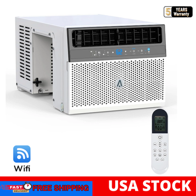 #ad 8000 10000 Btu U Shaped Window Air Conditioner w WiFi amp; App Control 350 Sq Ft $270.13