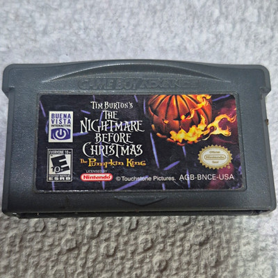 The Nightmare Before Christmas: Pumpkin King Nintendo Game Boy Advance NTSC E10+