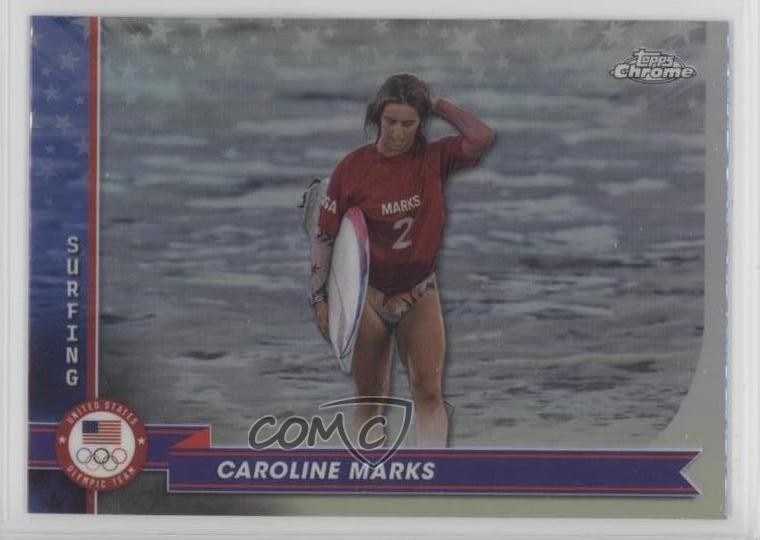 2024 Topps Chrome US Olympic & Paralympic Team and Hopefuls Caroline Marks ux8