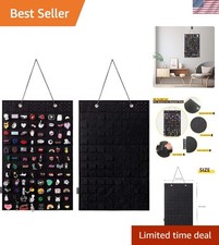 Thick and Sturdy Enamel Pin Display Case Wall-Mount Design for Easy Access