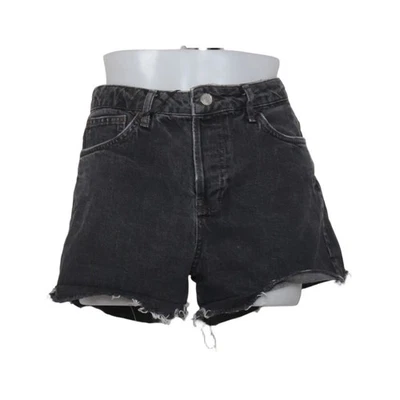 Topshop Moto, Jeans Shorts, Größe: 38, model: ashley, Grau, Baumwolle #tc9 - Bild 1 von 4