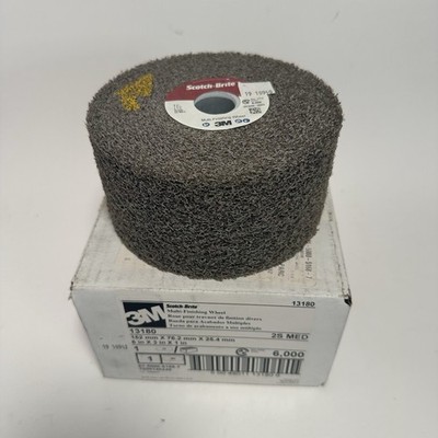 3M Scotch-Brite Multi-Finishing Wheel 13180 6'' x 3'' x 1'' 2S MED 6000 RPM