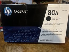 HP 80A Black Original LaserJet Toner Cartridge CF280A Damaged Box See Pictures