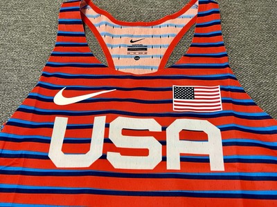 Nike Men's Pro Elite Team USA Track Running Singlet AO8722-XXX