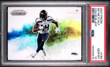 2021 Prizm Football DK Metcalf #CB-9 Color Blast PSA 10