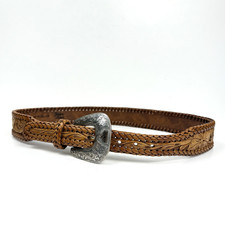 Tony Lama Womens Hand-Tooled Western Belt 78016 Size 30