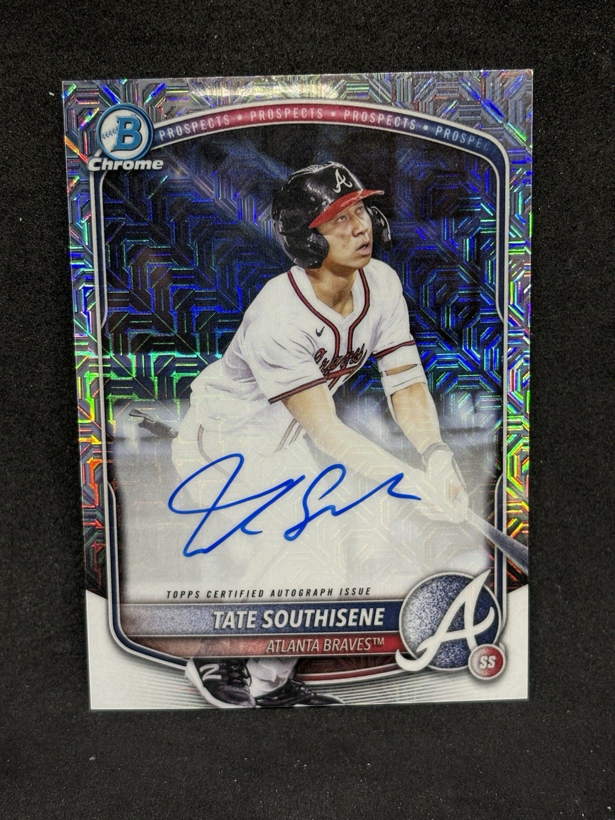 Tate Southisene 2025 Bowman Draft Mojo Auto SP BRAVES #BMA-TS
