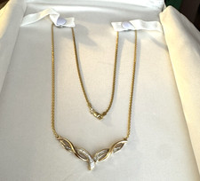 14k Gold and Diamond Necklace 20  