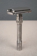 Vintage 1964 J-3 Gillette Slim Adjustable Double Edge Safety Razor