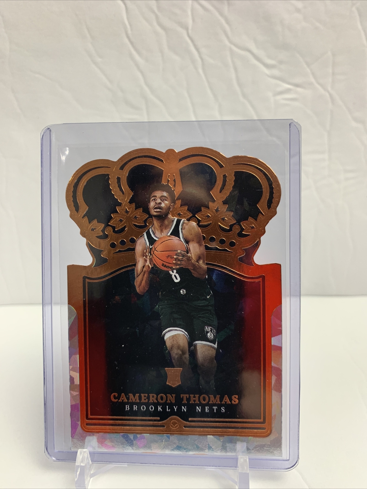 2021-22 Crown Royale Crystal #25 Cameron Thomas RC : Brooklyn Nets