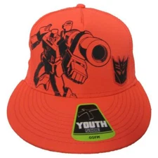 Transformers Youth OSFM Snapback Tech Decepticon Baseball Cap Hat E1 623