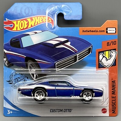 Hot Wheels Custom Otto 8/10 Muscle Mania Short Card Free Shipping