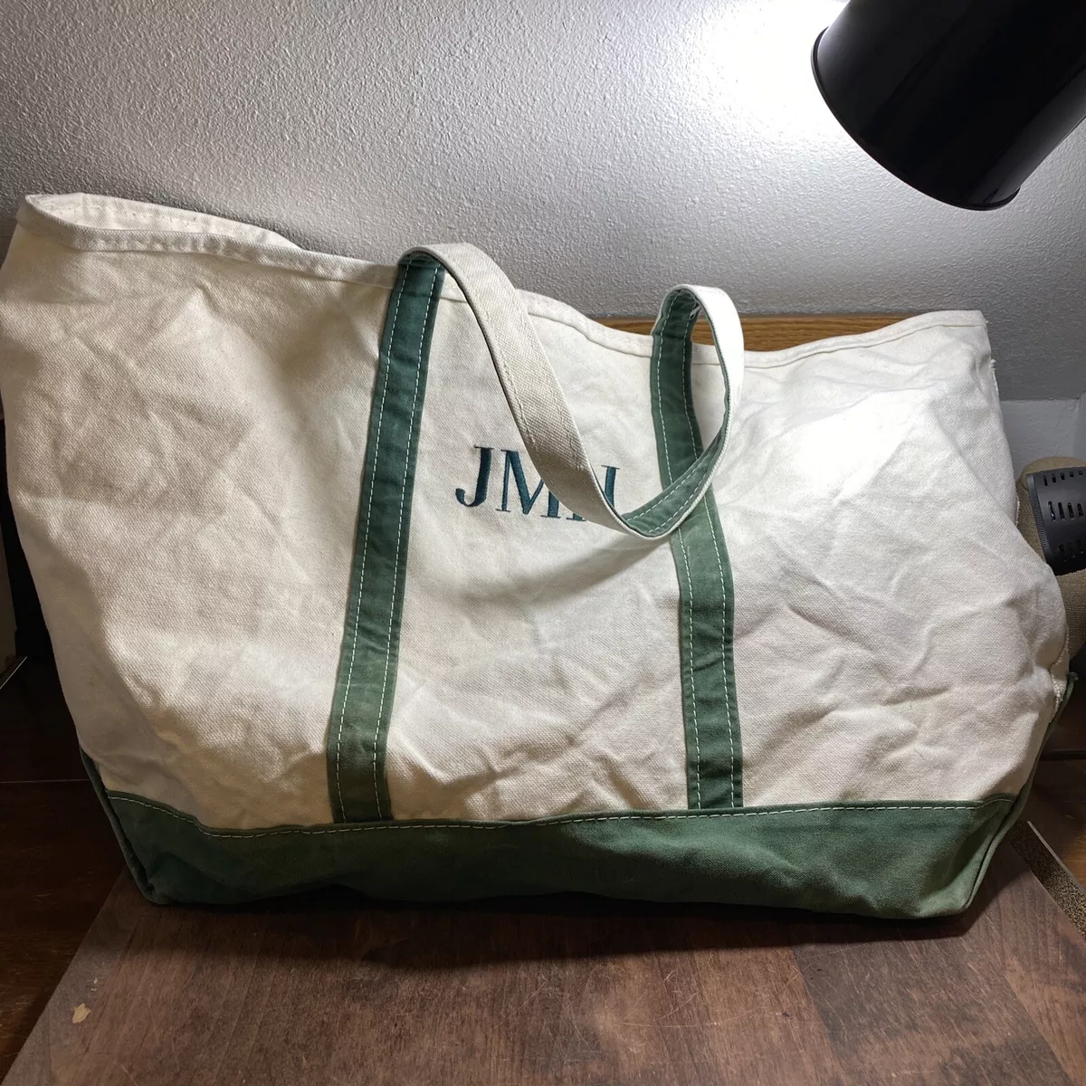 Sturdy Canvas Boat and Tote Bag - Emerald Green