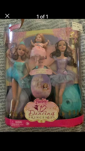 BARBIE IN THE 12 DANCING PRINCESSES SET OF THREE Princess Hadley, Isla, Kathleen