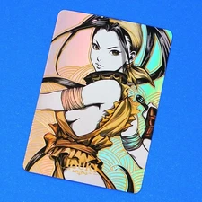 Street Fighter Ibuki Rainbow Foil Holographic Character Art Trading Card 