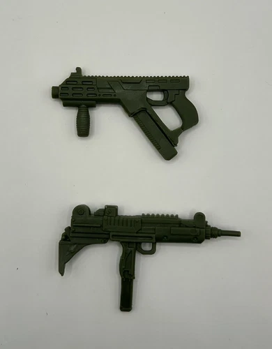 GIJoe Classified Action Marine Sniper SMG & Uzi Weapons Lot Fodder 1/12 Scale
