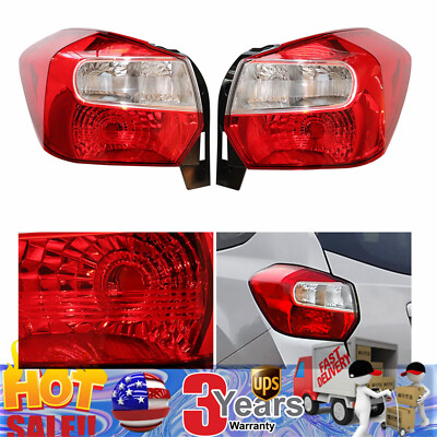 Left+Right Side Tail Light Lamp For Subaru Impreza/Xv Crosstrek 2013 2014 2015