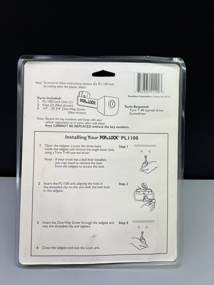 Замок на ручку задней двери Pop N Lock PL1100 для Chevy Silverado/GMC Sierra - Изображение 2 из 4