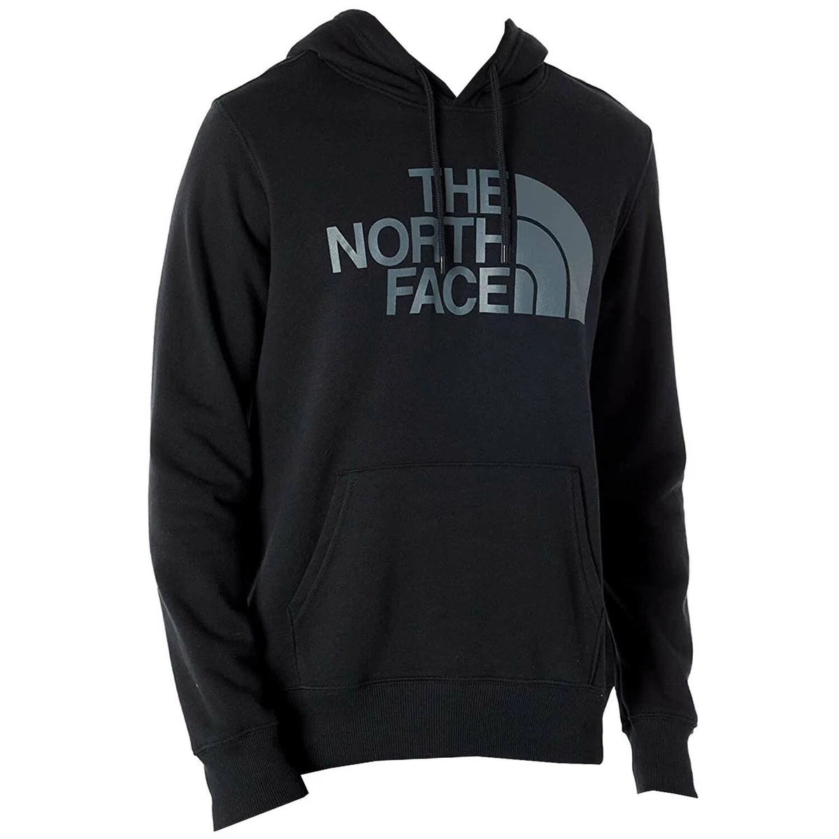 The North Face Mens - Half Dome Pullover Hoodie sweatshirt - Black/Asphalt  Grey