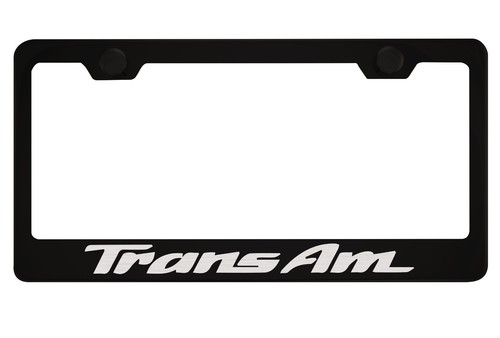 Black License Plate Frame for Pontiac Trans Am - 第 1/1 張圖片