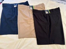 BEN HOGAN Men's UPF50-Wicking-9"-PERFORMANCE SHORTS-Size 44-Black-Tan-Navy-NWT