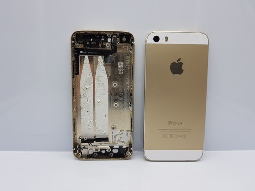 Chasis Trasero IPHONE 5 DORADO ORIGINAL con flex power ENVIO 24h USADO