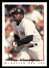 Mo Vaughn 1995 Topps #205   Boston Red Sox