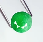 3.02 Ct Loose Certified Gemstone Natural Green Emerald Untreated Round Cut Gems