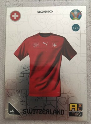 Carte Card #176 SECOND SKIN SUISSE SWITZERLAND PANINI 2021 KICK OFF EURO 2020