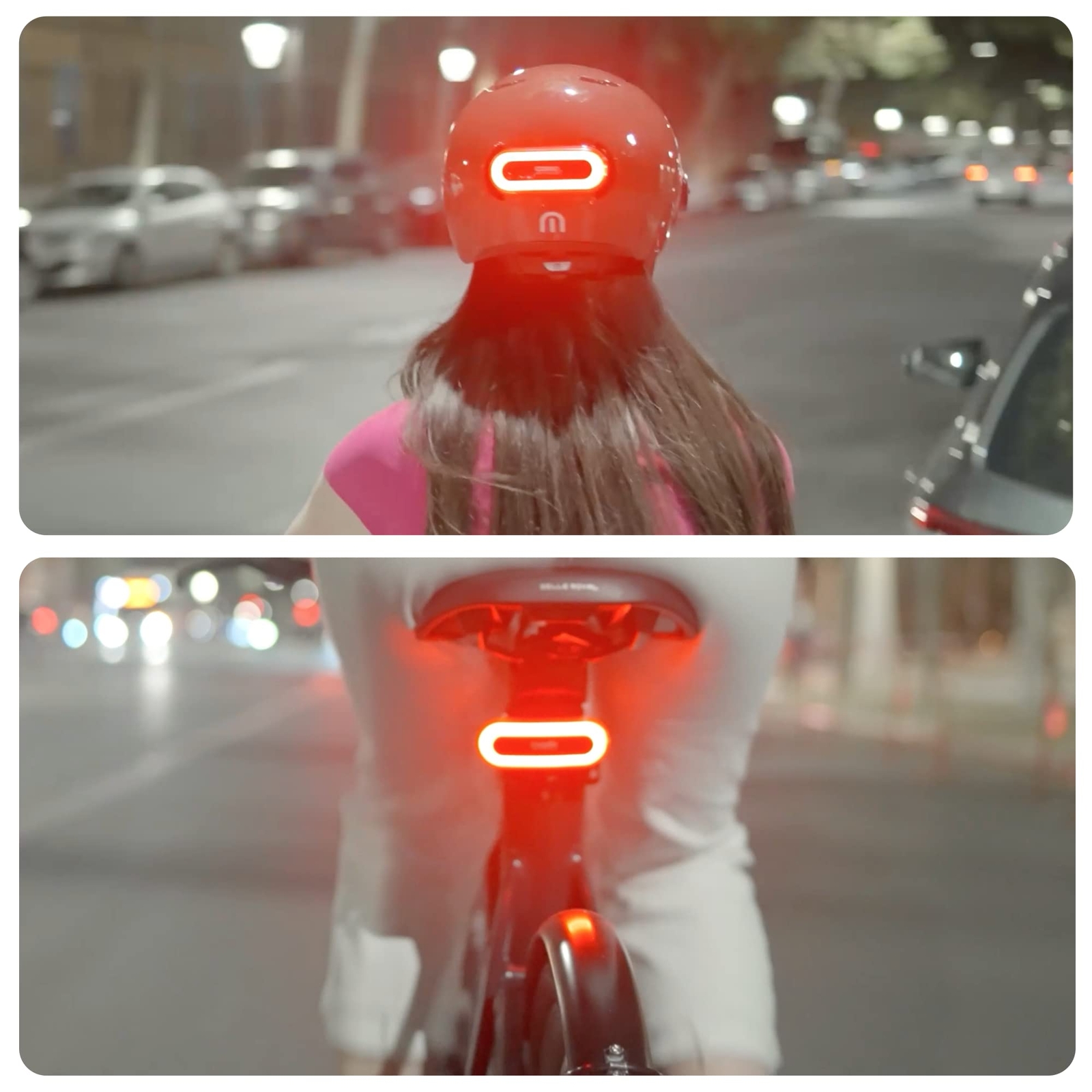 Cosmo Connected Ride Fahrradrücklicht für Helme - Schwarz (3545003 