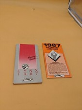 1987 MERCURY LYNX OWNERS GUIDE MANUAL WITH MAINTENANCE GUIDE 