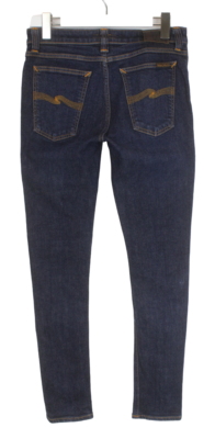 NUDIE Skinny Lin Rinsed Open Orange Jeans Men's W31/L32 Dark Fade