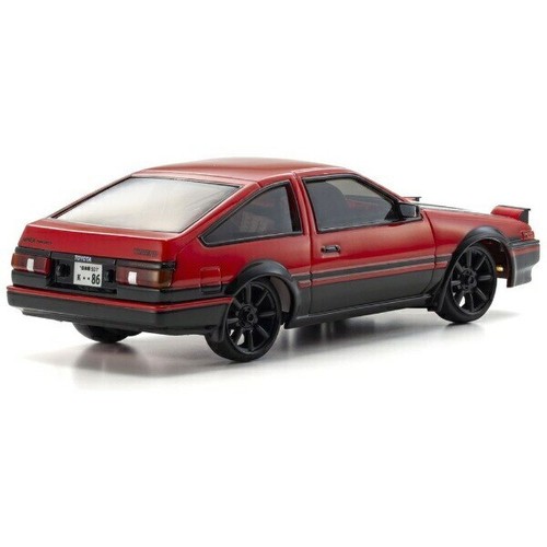 1:28 KYOSHO 66613 RC First Mini-Z Toyota Sprinter Trueno AE86 Red/Black RC Car - Picture 10 of 10