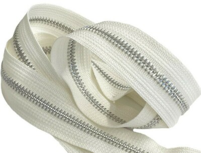 YKK #5 19'' Aluminum Metal Jacket Zipper with U-TPYE Ring Pull Separating