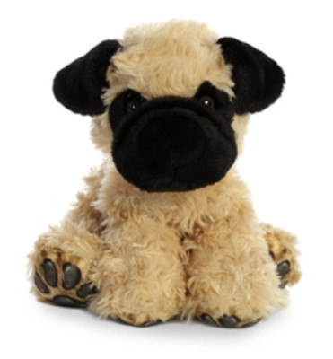 9 Inch Big Paws Pug Dog Plush Stuffed Animal by Aurora