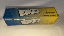 Qty. of 4 Eiko 100 Watt Quartz Bulbs, Q100CL/DC/2V-120V, bayonet base bulbs
