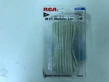 RCA TP243 Phone Line Cord - 25 Feet - Ivory