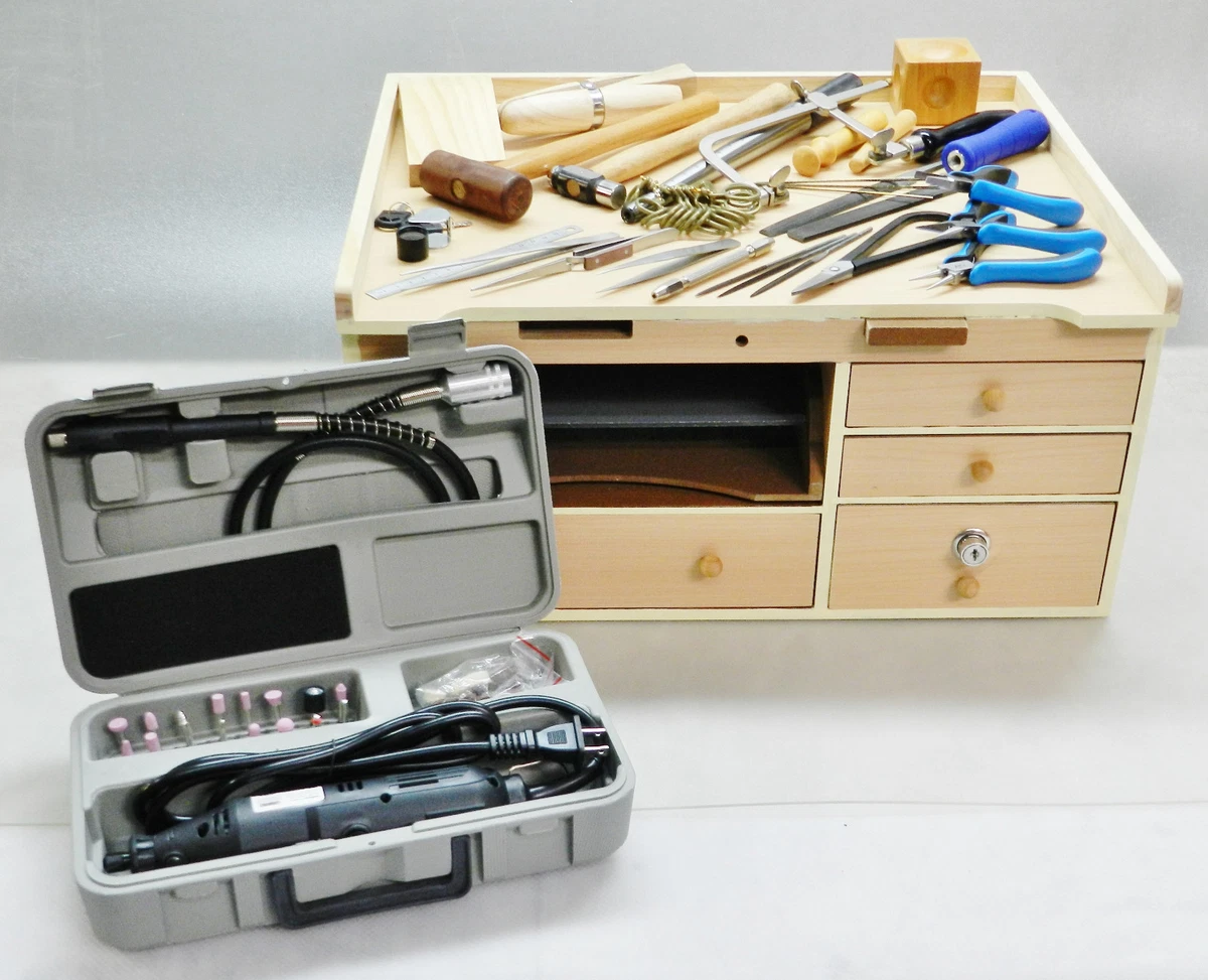 Jewelry Making Workbench & Tools Set Bench Tools Rotary Tool with Flexible  Shaft