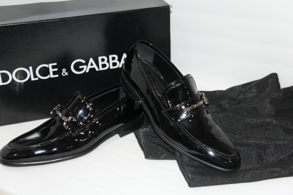 Dolce & Gabbana black patent leather dress shoes size UK7 Dolce & Gabbana Dress Shoes for Men Sale | Up To 70% Off  main image 2