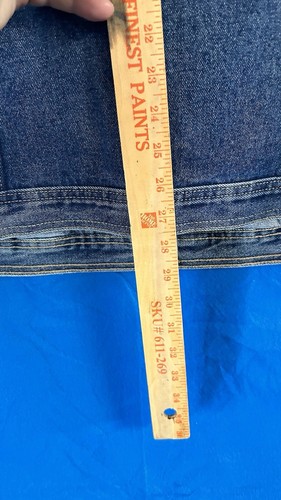Calvin Klein Jeans Denim Trucker Vest Mens Medium Cut Off Jacket Style NEW. XL - Picture 10 of 11