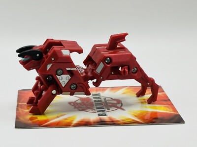 Bakugan Red Darkus Dark Hound Battle Brawlers Maxus Dragonoid Action Figure Toy