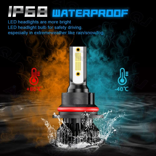 For Mazda B2300 B3000 B4000 1994-2008 2x LED Headlight High/Low Beam Bulbs WHIE - Picture 8 of 11