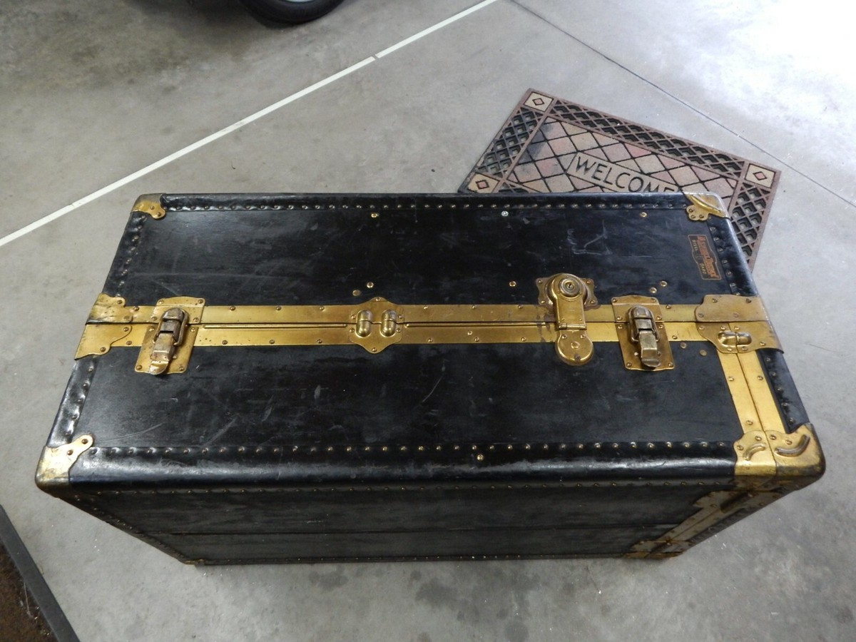 Vintage Early 1900's Mendel-Trunx Wardrobe Style Steamer Trunk | eBay