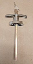 Garage Door Keyed T Handle Lock with 2 Keys Universal Replacement 5 1/2" Bar
